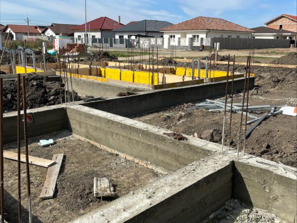 Trasare axe construcții